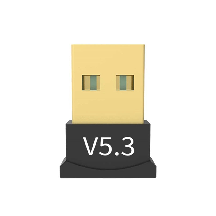 Bluetooth 5.3 Adapter for PC Laptop USB Bluetooth 5.1 Dongle Receiver for Speaker Mouse Keyboard Music Audio Transmitter Adapter