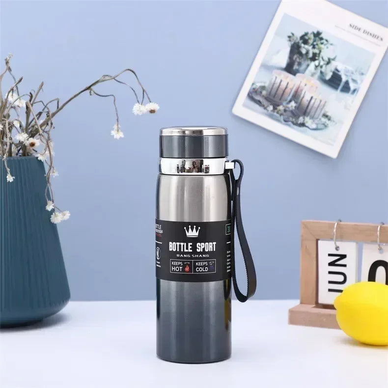 800ml Thermal Mug Double Wall 304 Stainless Steel Coffee Cup Vacuum Flask Thermos Water Bottle Tea Coffee Leak-proof Thermos Mug