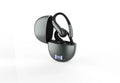Bluetooth 5.3 Headphones LED Digital Power Display Long Playtime Comfortable Ear Hook Wear Noise Canceling Mic Stable Connection