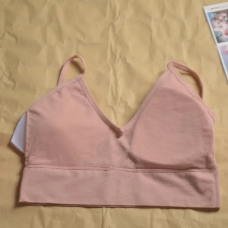 Women's Seamless  Underwear Set Bra And Thongs LingerieLow Waist Panties Pushup Bralette Sexy Female Woman Clothes Below