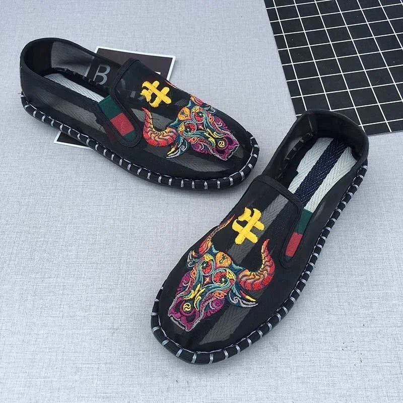Shoes For Men Flat Zapatos Hombre Casual Zapatillas Informales Slip On Men's Loafers Canvas Sneaker Sapatenis Masculino Mocassim