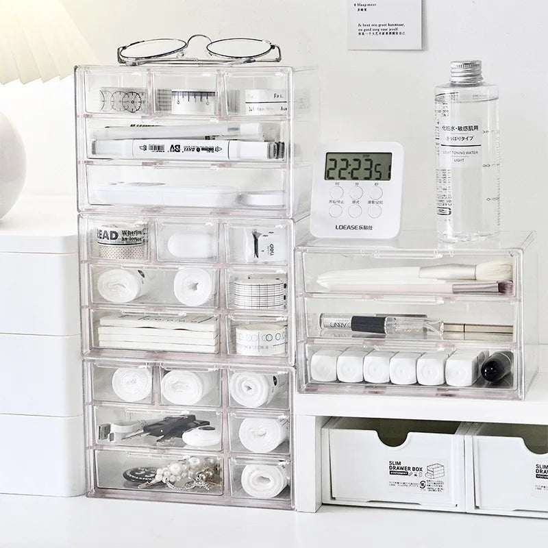 Cosmetics Organization Storage Box Multifunctional Skin Care Product Box Cosmetics Jewelry Storage Makeup Box