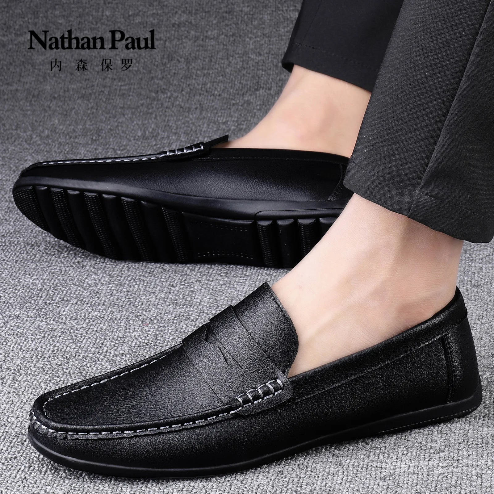 men's shoes new driving flat casual style men's shoes trendy fashion outdoor lazy loafers men's shoes