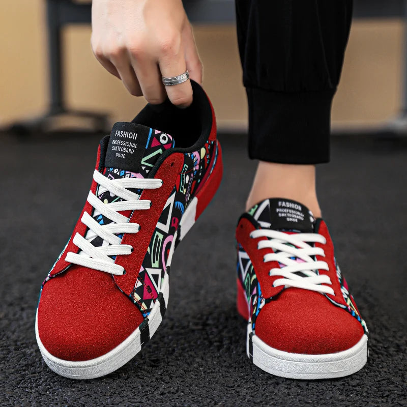 Men Flat Bottomed Shoes Fashion Popular with Colorful Outdoor Sneakers That Comfort Non Slip High-quality Fitness Leisure Shoes
