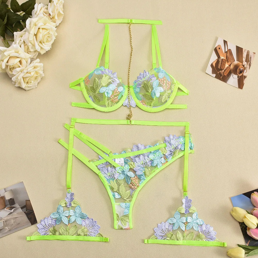 Lingeries Sexy Femme Women's Sexy Underwear for Women Set Lingerie Women's Clothing Sets Panties and Bra Set Lingirie Woman Bras