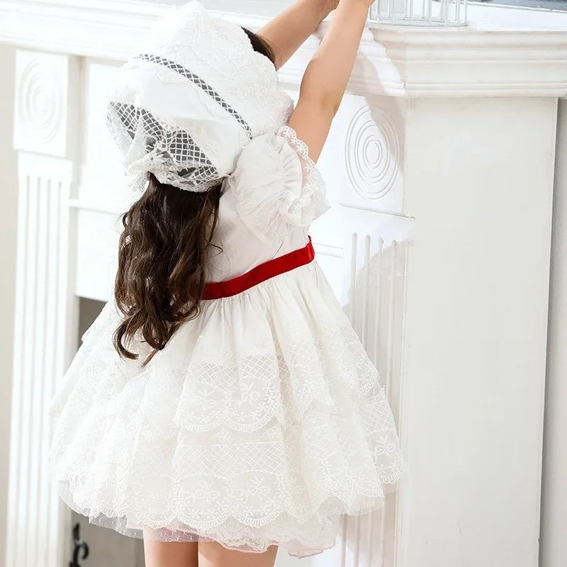 Summer Baby Girls Flower Girl Dresses  Kids Dresses for Girls Eid Dress for Party and Festival festival Fashion Sweet Clothes