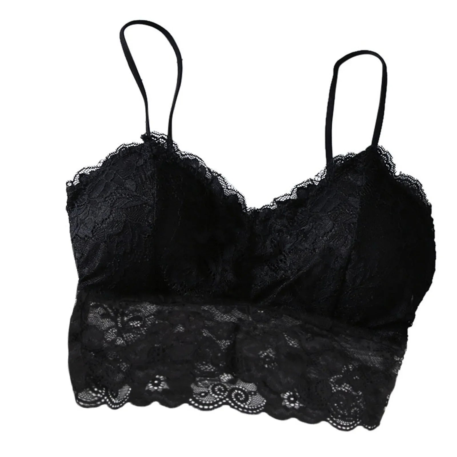 Summer Women Lace Sexy Top Sun Sleeveless Tops padded Bralette Bra Bustier Zipper Back Club Crop Tank lingerie женское белье