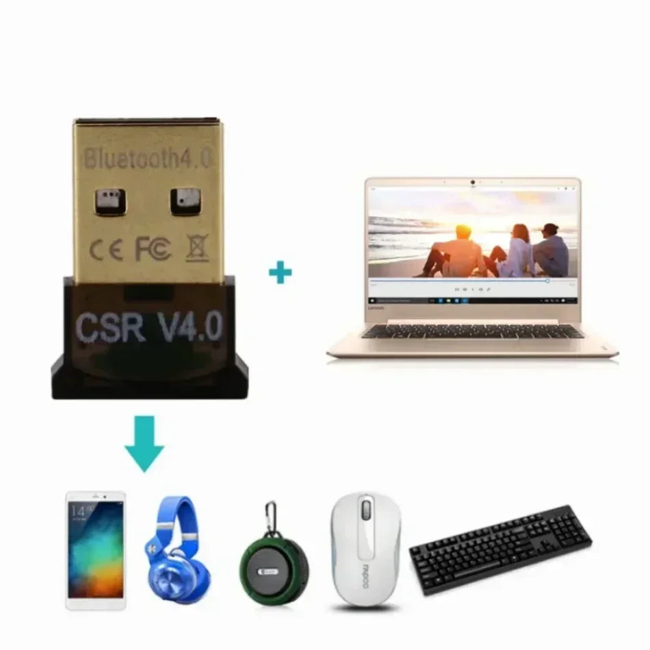 USB Bluetooth 5.3 Adapter Transmitter Receiver Bluetooth V5.1 Audio Bluetooth Dongle Wireless USB Adapter for PC Laptop Computer