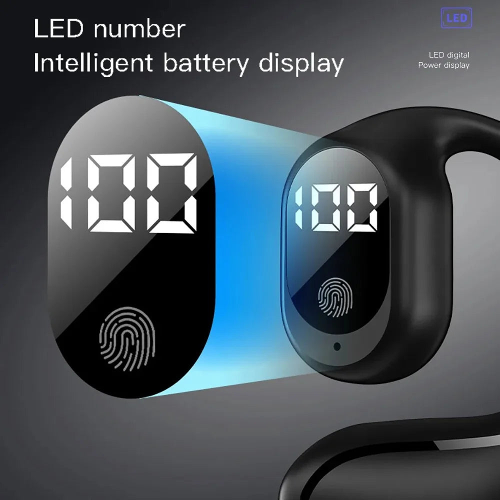 Wireless Headphone Bluetooth 5.3 Headset Hands-free Noise Control Stereo Music Earphone With Mic Work On All Smartphone