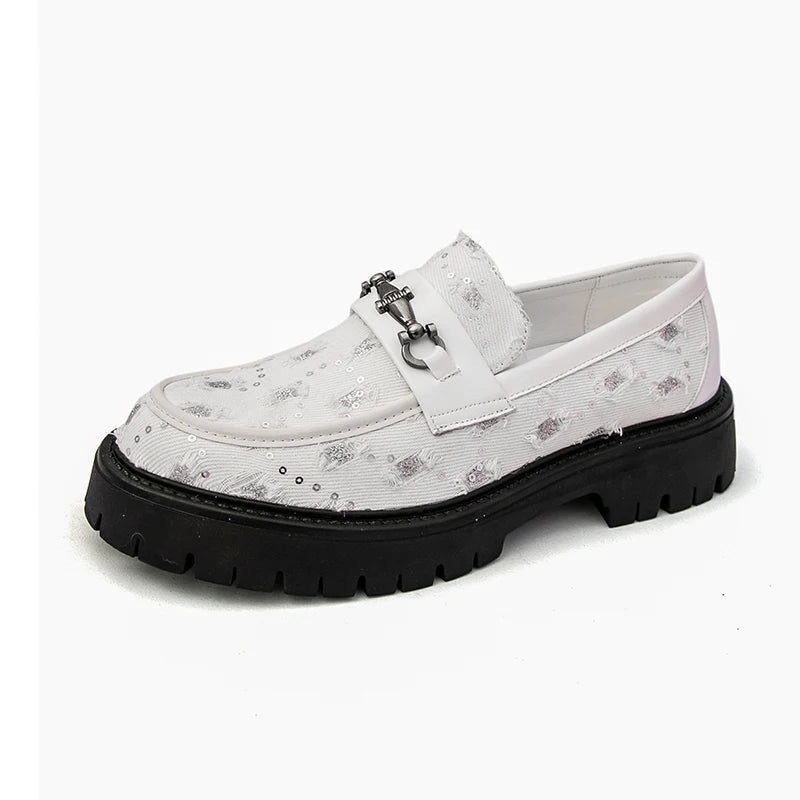 Hot selling thick soled men's shoes Trendy brand designer style Outdoor fashion street walking Daily Young Work Shoes 38-46