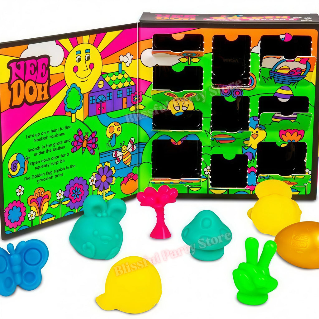 Needoh Nice Cube Sensory Stress Reliever Fidget Tool for Anxiety & Focus Desk Sensory Cube for Adults & Kids Party Favors Gifts
