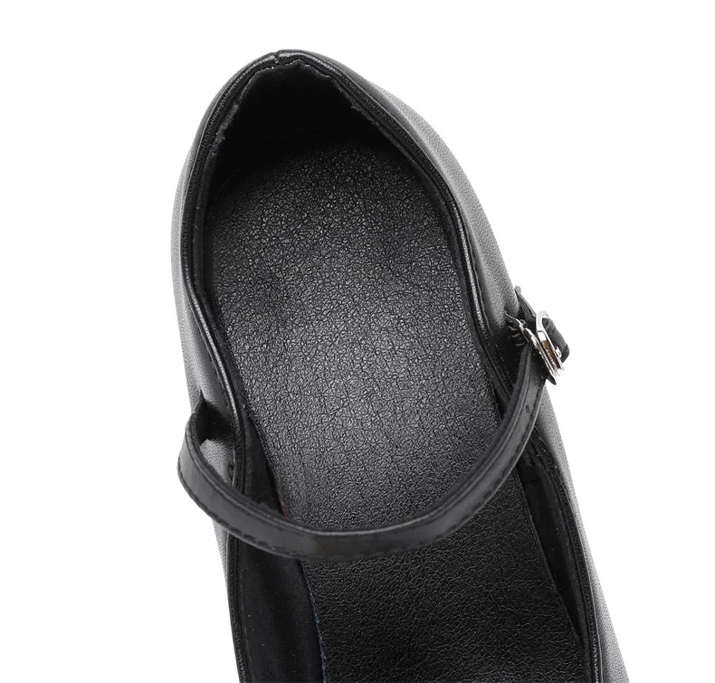 New women's dance shoes Latin party Social Dancing tango jazz elegant dance shoes closed toe black modern dance shoes 35-45