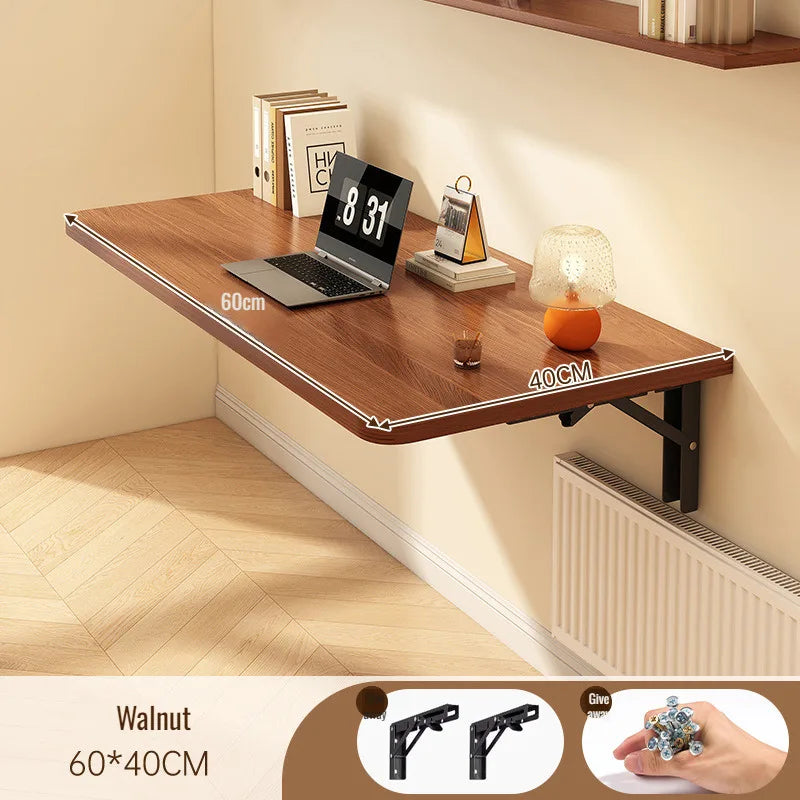 Household Wall Mounted Foldable Desk Waterproof and Anti Fouling Panel Multi Functional Suspended Wall Table