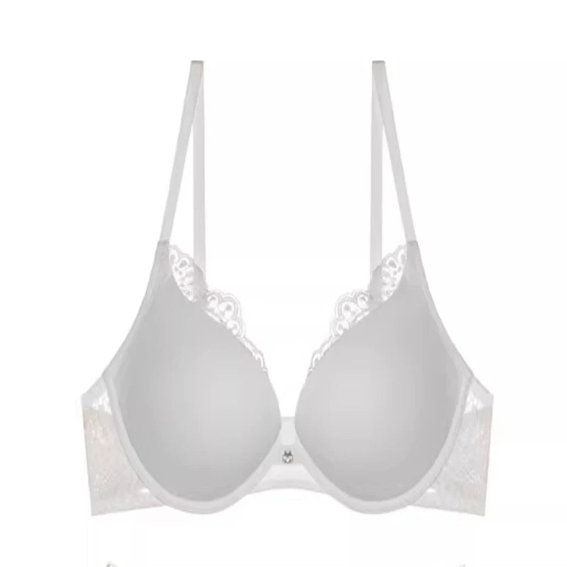 Full Coverage Bra for Big Bust Wireless Lift Seamless Double Design Support Outer Expansion Anti Sag Lingerie Comfort Fit