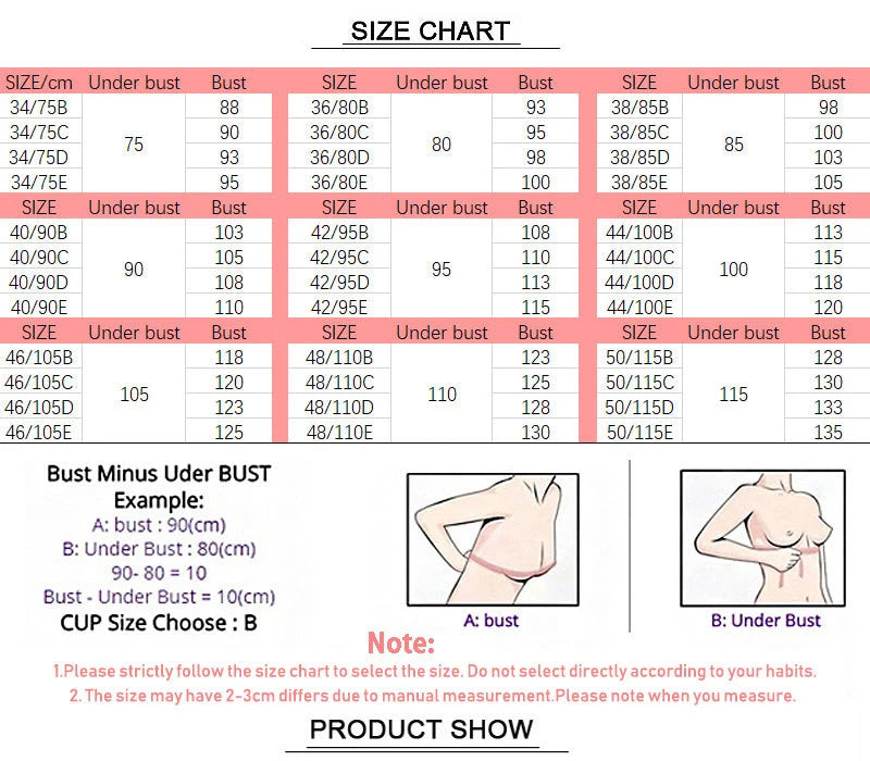 Seamless Bra Set For Women Underwear Push Up Lingerie Set Wire Free Bra & Panties Set 3/4 Cup Adjustable Brassiere & Briefs Set