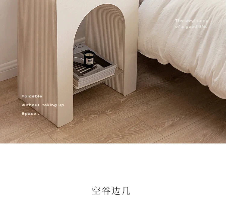 Folding paper sofa side cabinet small coffee table light luxury home creative mini side table bedside shelf small table 거실테이블