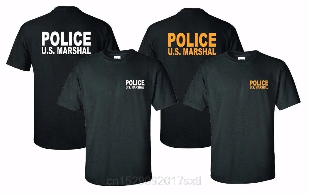 Summer Short Sleeves Cotton T-Shirt  .S. MARSHAL T- shirt tee new Tee Shirt