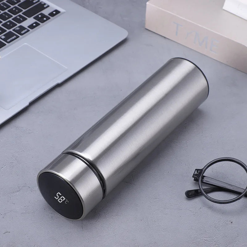 Custom Name Intelligent Digital Thermos Water Cup Touch Display Temperature Stainless Steel Creative Thermoses Coffee Mug Gifts