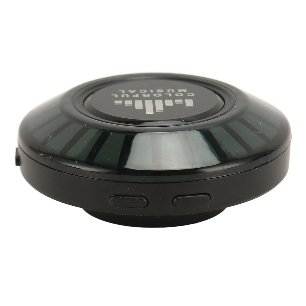 Wireless Bluetooth 5.0 Speaker Bone Conduction Speaker Black USB Rechargeable Easy Pairing 400mAh RGB Rhythm Lights for Travel