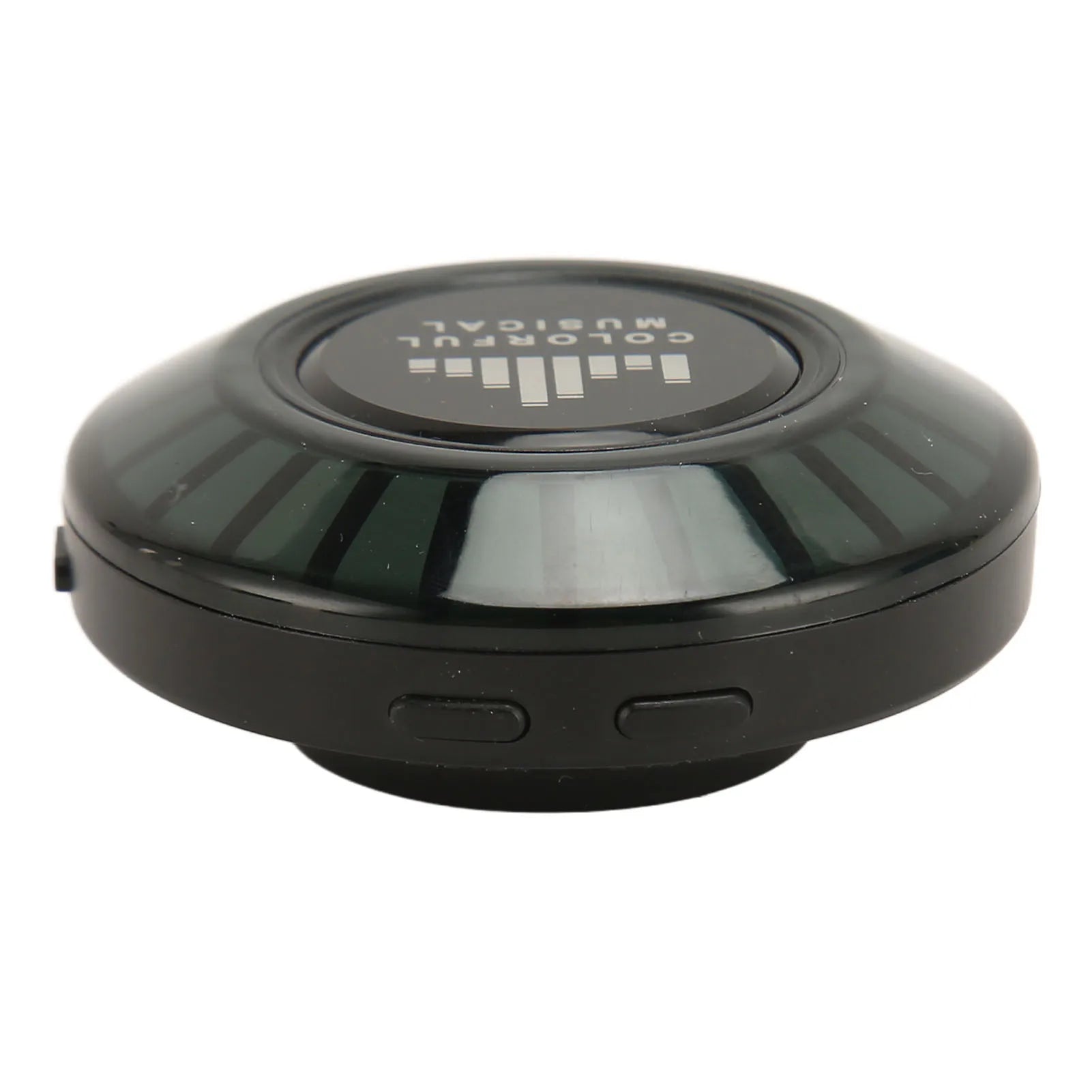 Wireless Bluetooth 5.0 Speaker Bone Conduction Speaker Black USB Rechargeable Easy Pairing 400mAh RGB Rhythm Lights for Travel