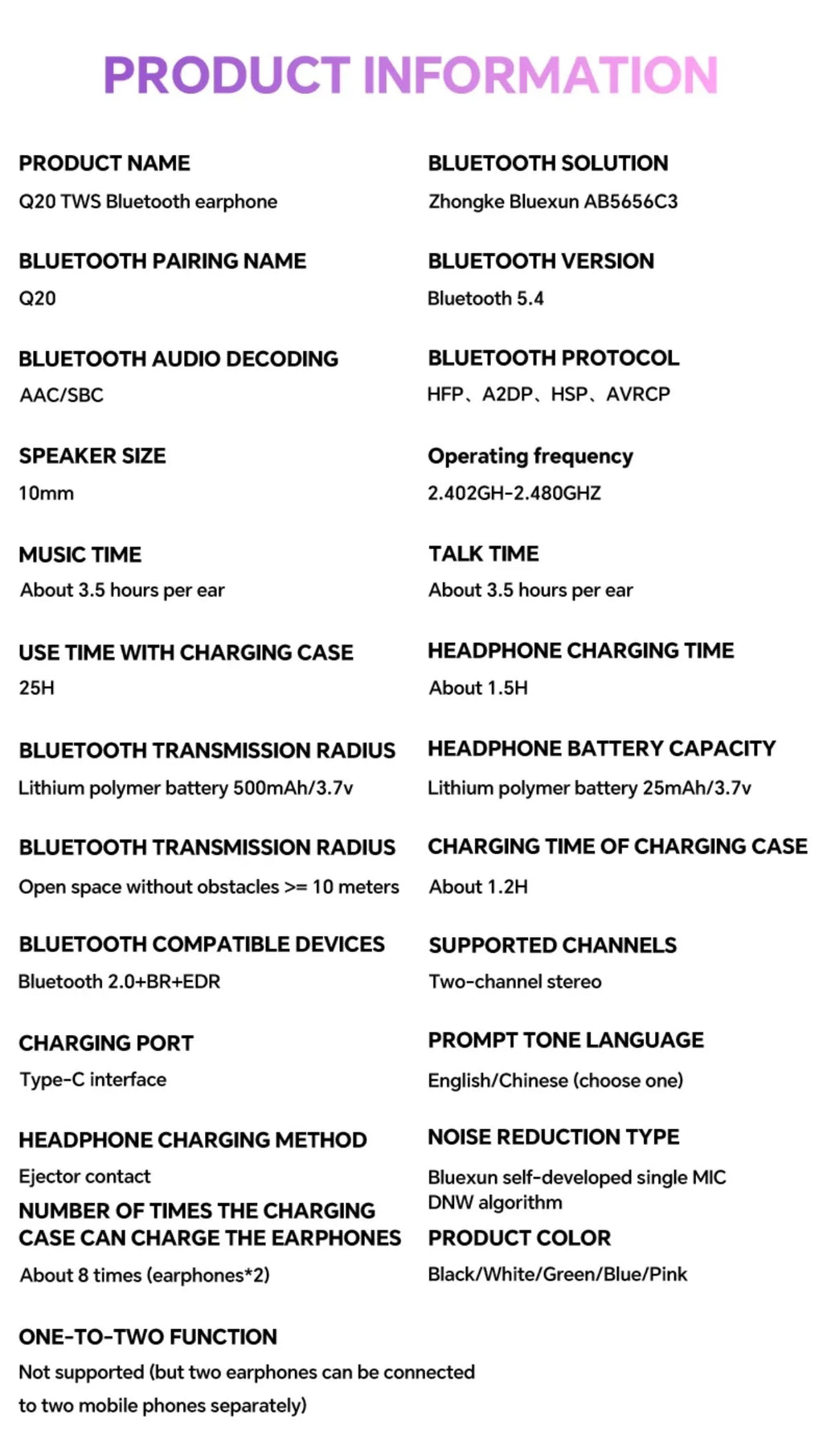 Wireless Bluetooth Headphones,144 Language Real Time Translation Earphones for Business,with Smart Touch Screen HiFi TWS Headset