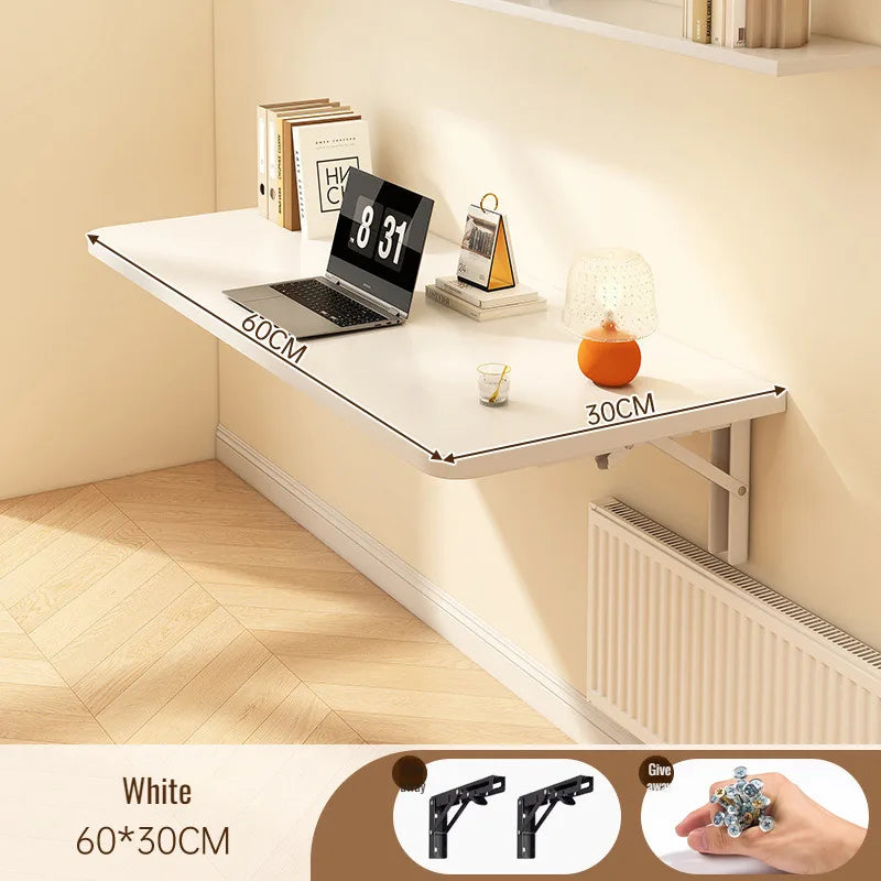 Household Wall Mounted Foldable Desk Waterproof and Anti Fouling Panel Multi Functional Suspended Wall Table