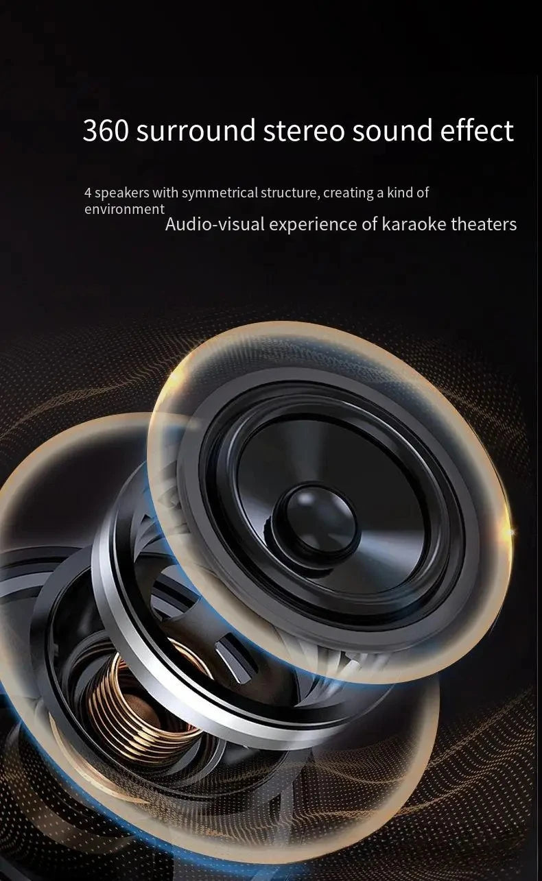 Bluetooth Speaker: Upgraded Outdoor Portable Sound Premium Bluetooth Speaker with Crystal Clear Sound - Portable Wireless Audio