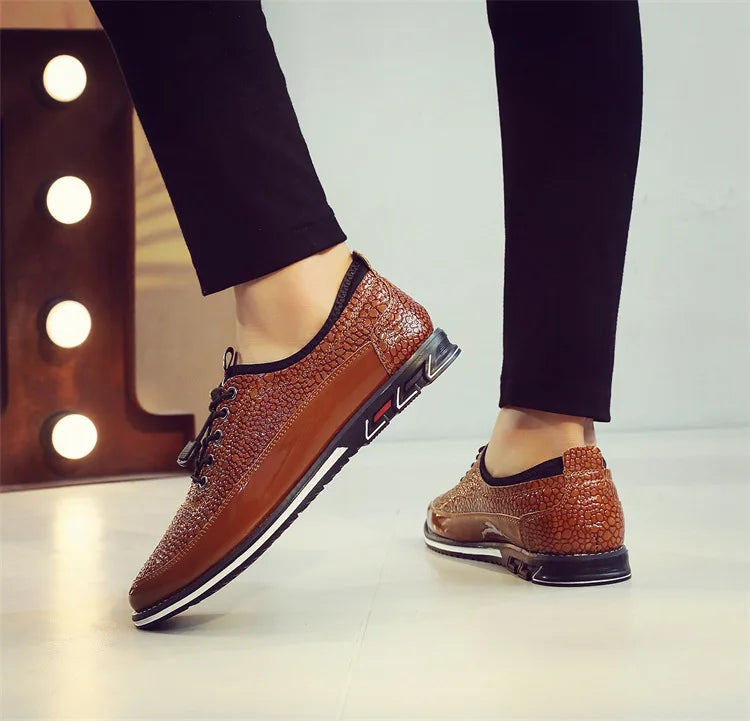 Men's Shoes Soft Bottom Soft Leather Casual Shoes New Spring Trendy Design Men's Footwear Men's Sports Shoe Zapatos Para Hombre
