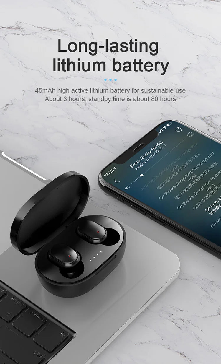 Bluetooth Earphones In ear Wireless Earphones Bluetooth 5.0 Mobile Phones Headsets Sports Cycling Headphones With Microphones