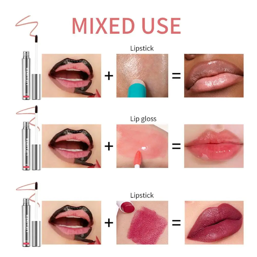 Waterproof Lip Liner Peel Off Tattoo Lipgloss Waterproof Long Lasting Matte Lip Tint Brown Contour Tear-off Lips Stain Cosmetic