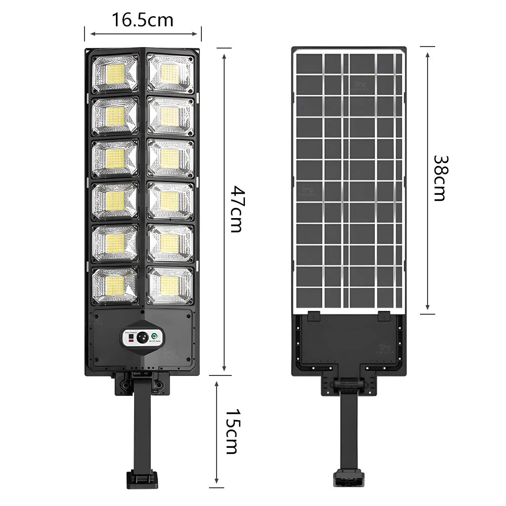 Solar Lights Outdoor Waterproof LED Solar Lamp Motion Sensor Light Remote Control Garden Accessories Outdoor Street Yard Garage