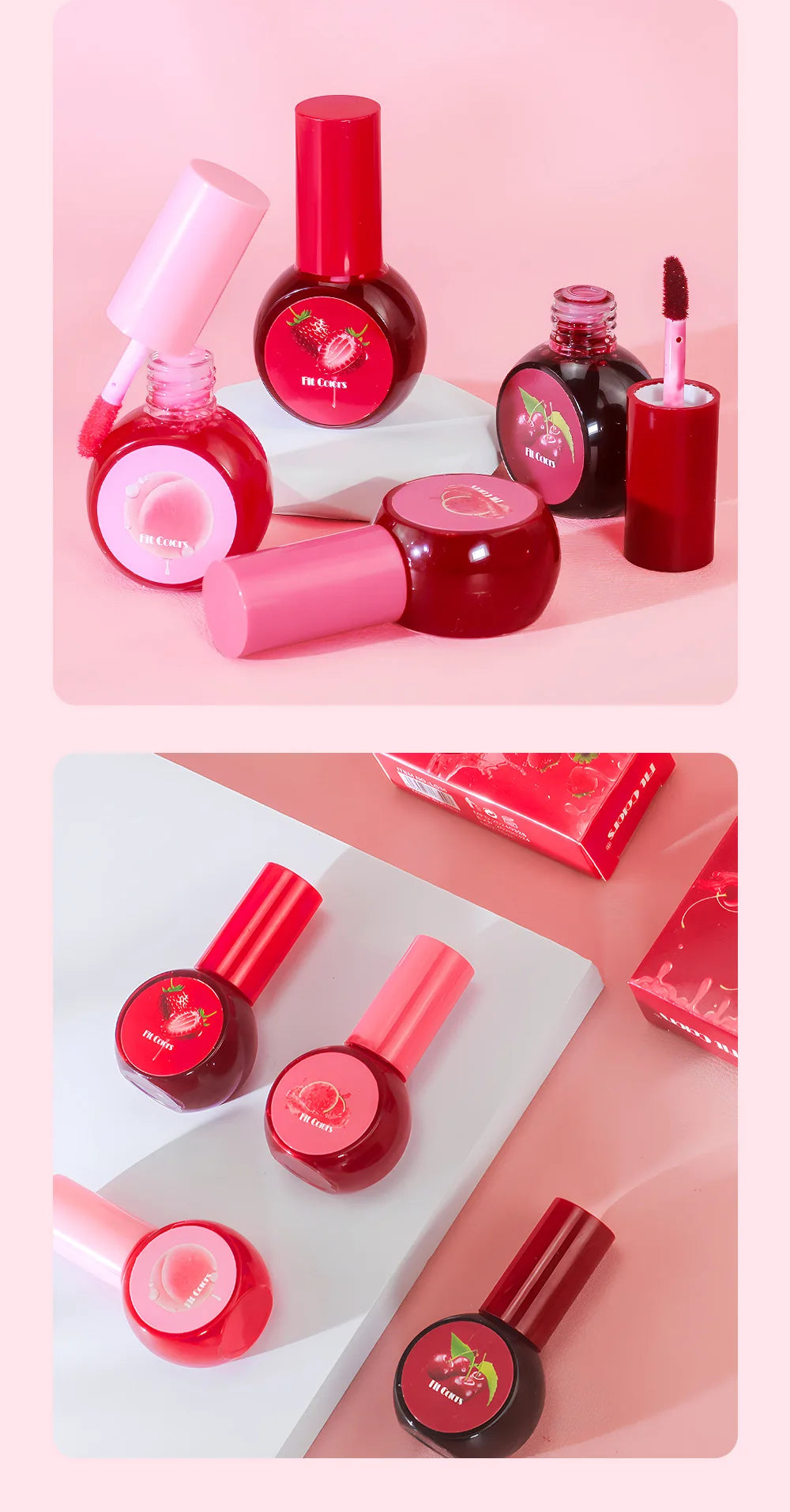 Water Based Blush Lip Stain Matte Liquid Tint For Face Contouring Long Lasting Eyeshadow And Lipgloss Makeup