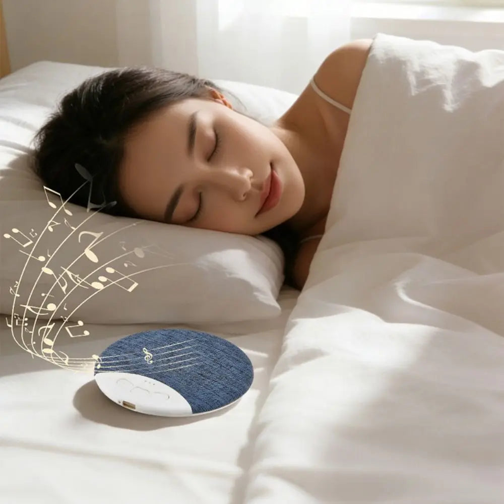 Bluetooth 5.3 Under Pillow Bluetooth Speaker HiFi Stereo Sound 3-Level Timer White Noise Machine Sleep Aid Built-in White Noise