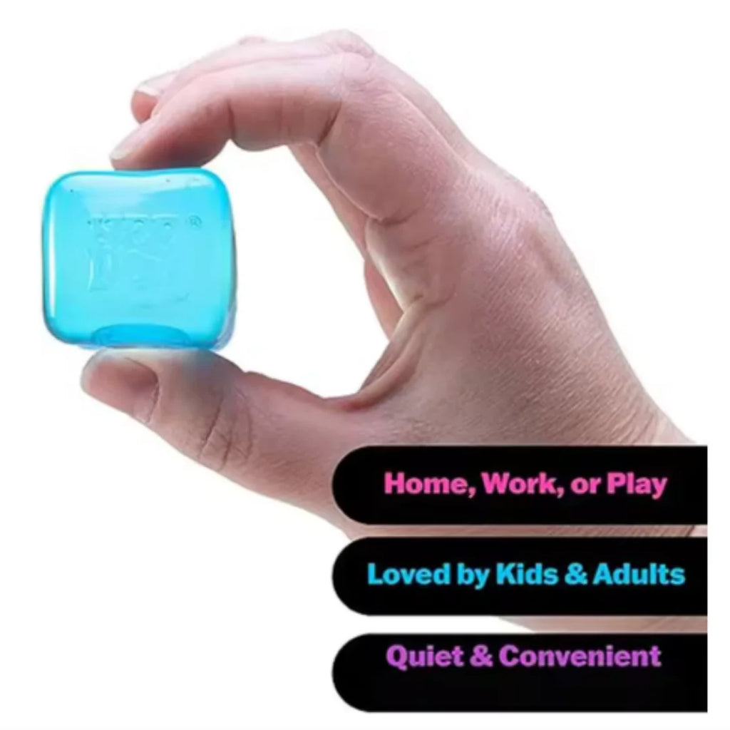 Needoh Nice Cube Sensory Stress Reliever Fidget Tool for Anxiety & Focus Desk Sensory Cube for Adults & Kids