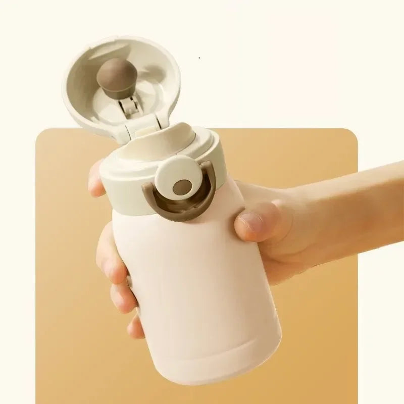 Mini Thermos Cup 220ml/350ml, Stainless Steel Thermal Cup, Insulated Water Bottle, Ideal Gift for Children