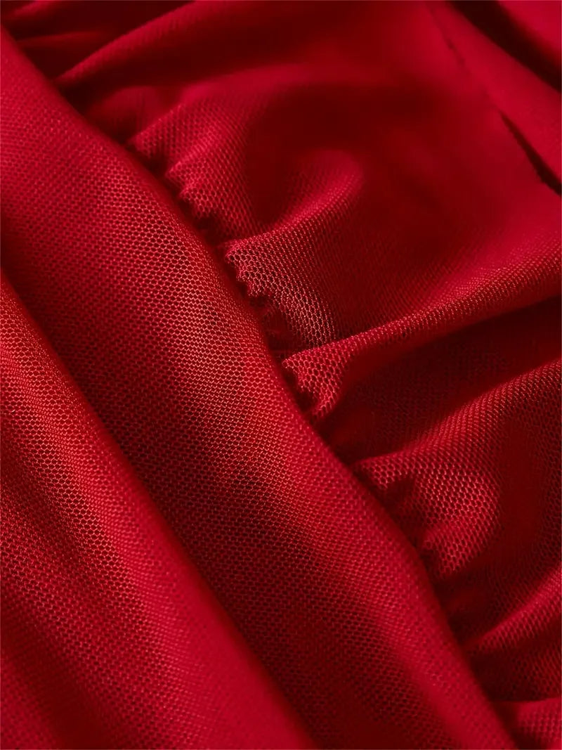Red Sexy Lingerie Erotic Underwear Sets Transparent Porno Lace Bra And Panty Set Lingerie women Hot Sleepwear Babydoll Dress