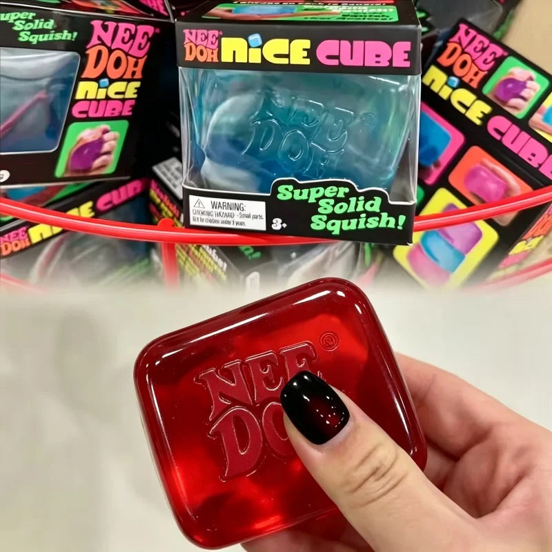 2026  Needoh Nice Cube Sensory Stress Reliever Fidget Tool for Anxiety & Focus Desk Sensory Cube for Adults & Kids
