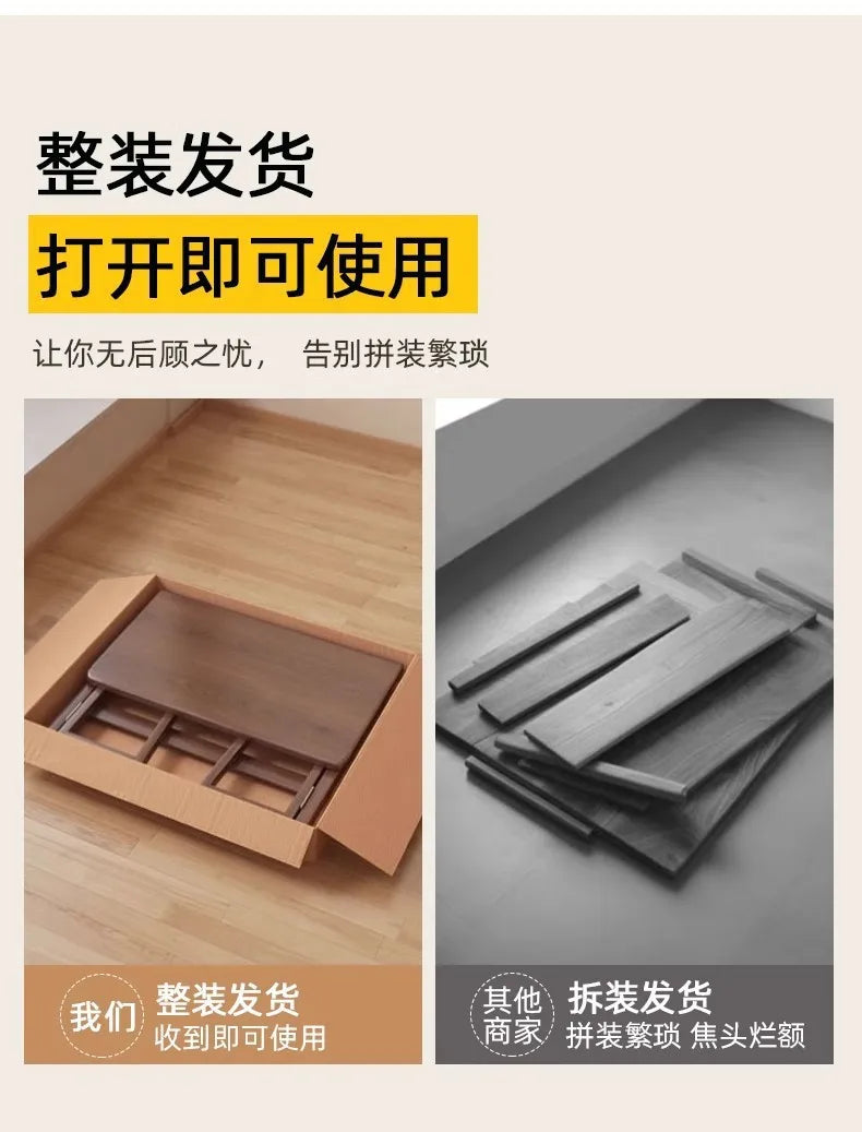 Small apartment folding desk integrated against the wall rectangular table rental room folding computer desk