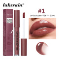 Lakerain Lip Gloss Butter  Long Lasting Non-stick  Beauty Waterproof Lip Stain Makeup Plumping Hydrating Lip Gloss Cosmetics
