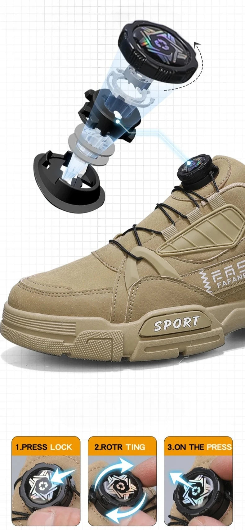 Men Sneakers Comfort Casual Shoes for Men Outdoors Non Slip Wear Resistant Mountain Climbing Shoe Zapatos Casuales Men Shoes