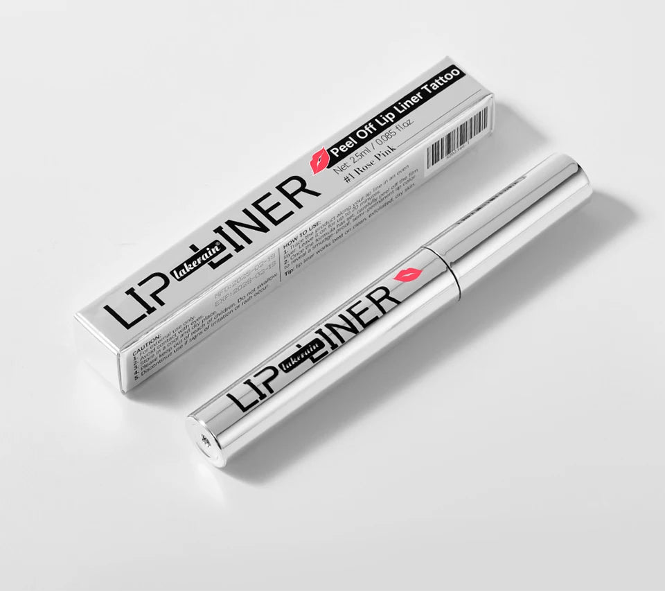Lipliner Peel Off Lip Liner Stain Peel Off Lip Liner Tattoo Waterproof Matte Long-Lasting Brown Nude Lip Color Cosmetics Makeup