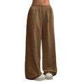 Women Sweatpants High Waisted Wide Leg Sport Pants Elastic Waistband Drawstring Stretchy Soft Workout Jogging Pants Activewear