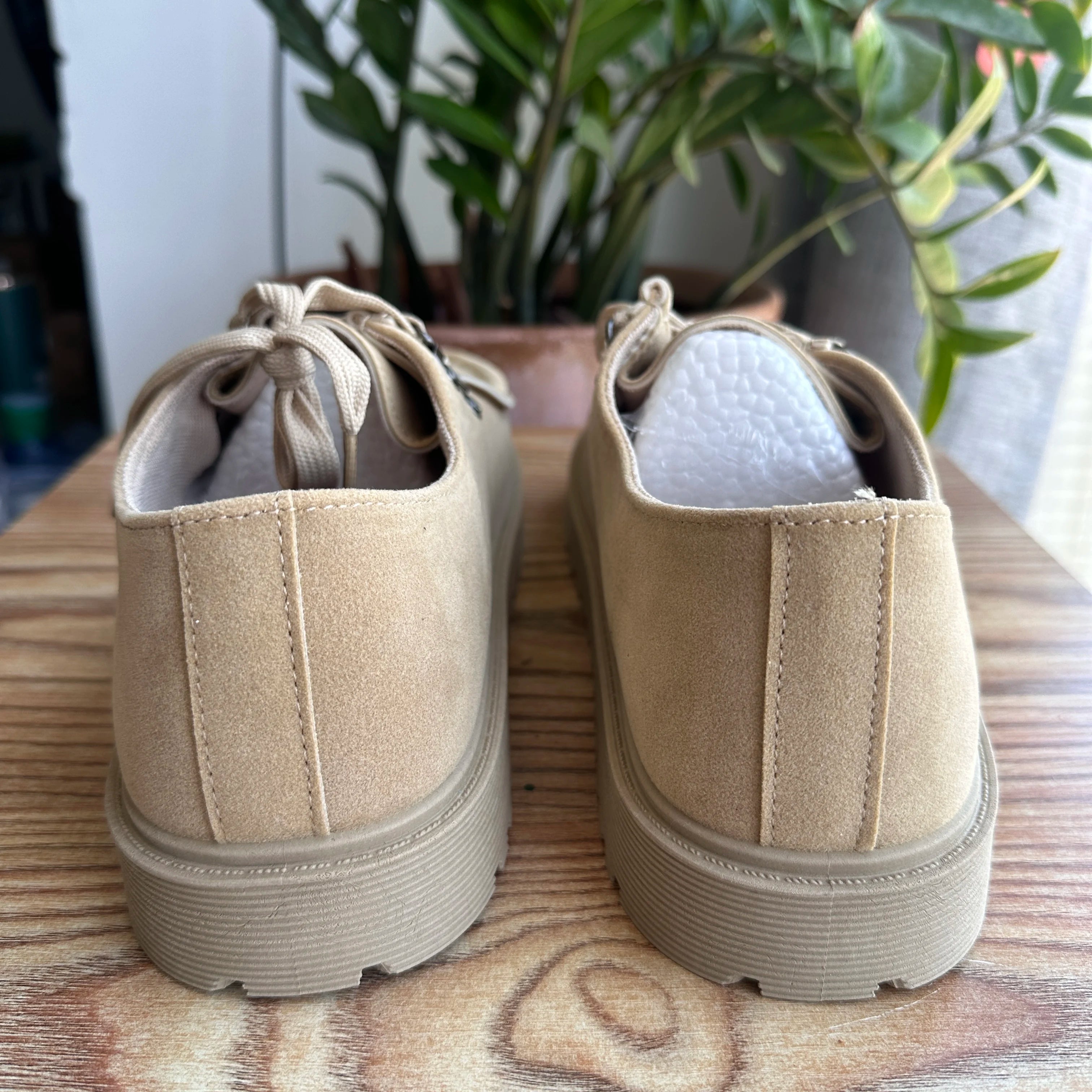 STRONGSHEN Men Casual Shoes Suede Leather Board Shoes Men Retro Thick Soled Suede Shoes Man Zapatos Para Hombre Calzado Hombre