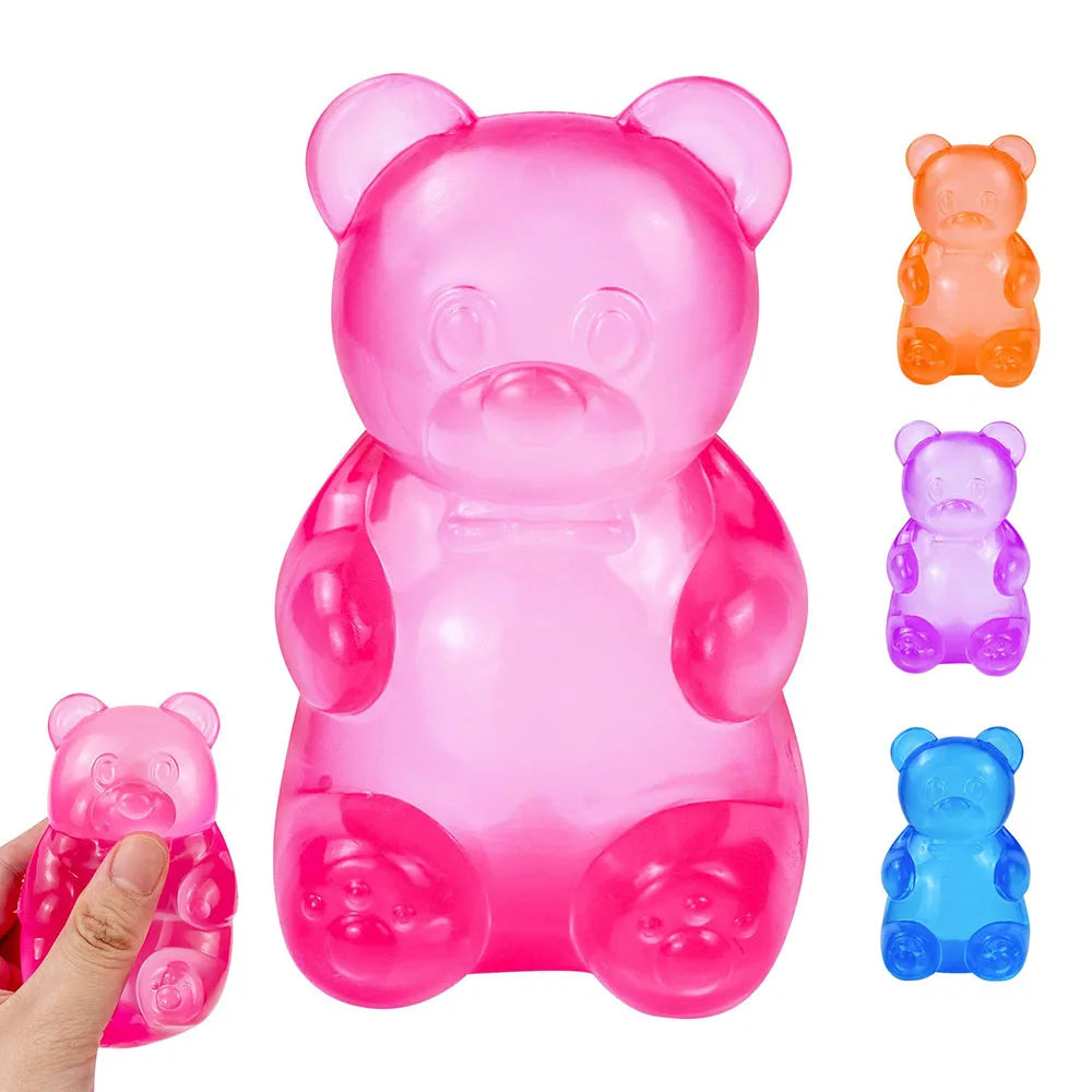 Schylling Needoh Bear Squishy Sensory Fidget Toy Stress Relief Anxiety Sensory Tool for Focus ADHD & Calming Office Desk Gadget