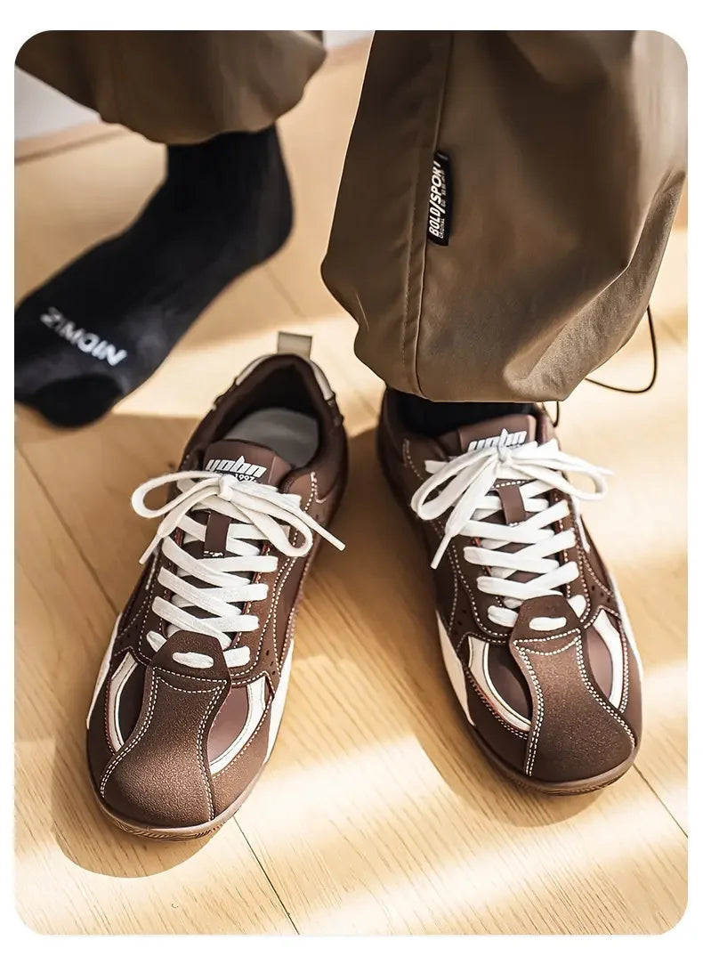 Shoes Man 2026 Trend Casual Sneakers Comfortable Lace Up Flats Tennis Shoe Breathable Walking Jogging Shoe