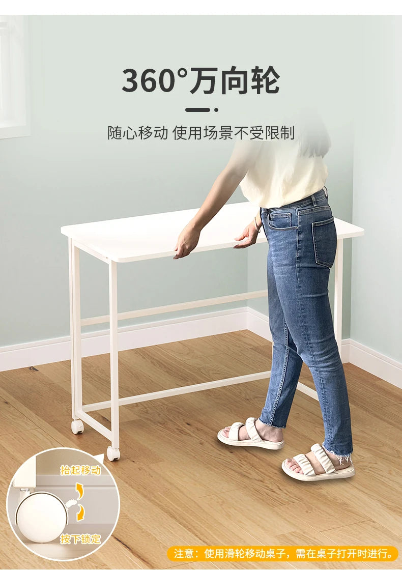 Foldable Laptop Desk for Home And Bedside Use Space-Saving Multifunctional Junior High Student Study Table