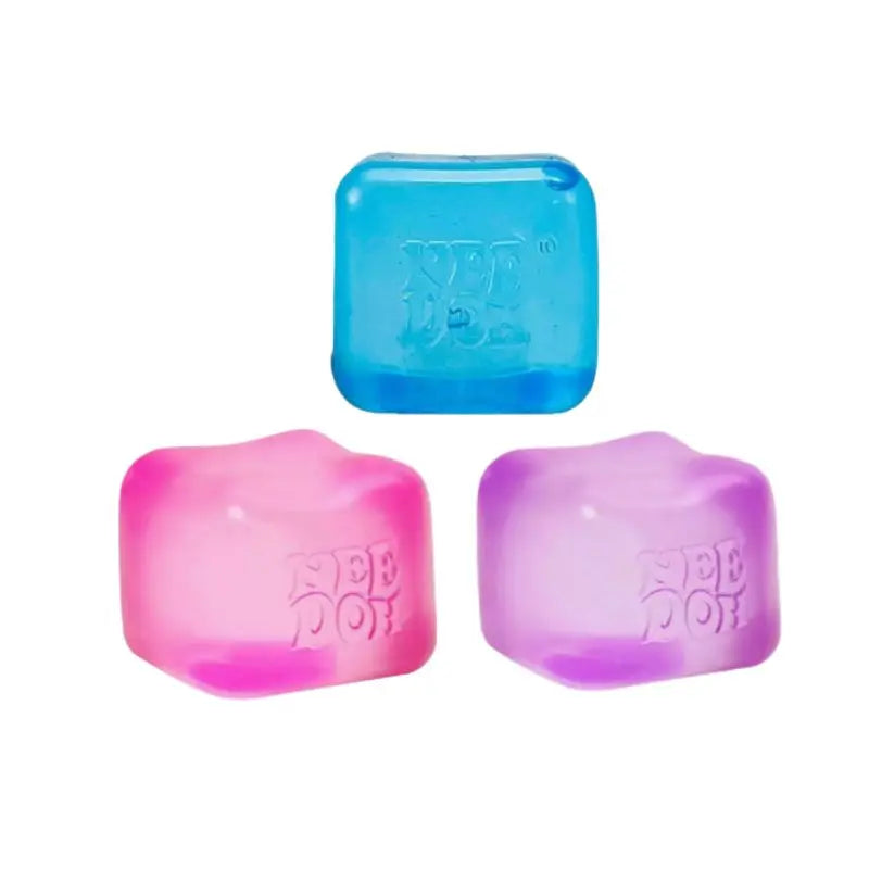 Needoh Nice Cube Sensory Stress Reliever Fidget Tool for Anxiety & Focus Desk Sensory Cube for Adults & Kids