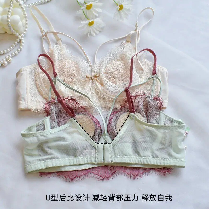 Lingerie Sexy Dentelle Ensemble, Ultra Fin Style Français, Bonnet Confort Anti Affaissement, Respirant Tailleur Confortable pour