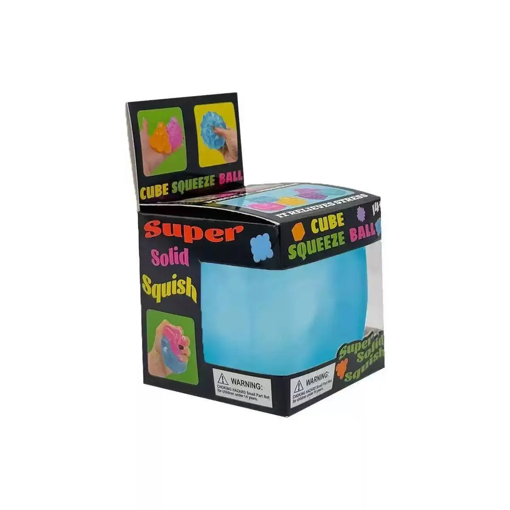 Needoh Nice Cube Antistress Sensoriale, Giocattolo per Ansia e Concentrazione, Cubo Sensoriale da Scrivania per Adulti e Bambini