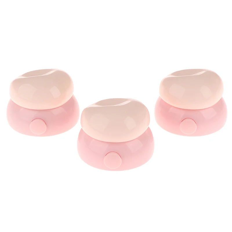 3.5g Mini Cosmetic Empty Jar Pots Makeup Skincare Container Face Cream Box Lip Balm Box With Silicone Spoon Refillable Bottles